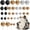 Gold，silver，black, variant on 32 Pcs Ball Cake Topper Decorations Mini Balloons Cake Topper Sticks Foam Balls Cake Picks Cake Topper Balls Cake Decorations for Wedding Party Birthday Cake Decorations (Rose gold，Pink)