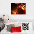 thumbnail image 4 of ONETECH  Wall Art for Living Room Fire Dragon in The Magma Canvas Wall Art Giant Dragon Contemporary Wall Art Posters and Prints 3 Pieces Modern Artwork Ready to Hang for Bedroom Office, 4 of 4