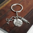 thumbnail image 6 of Naierhg Creative Letters Syringe Stethoscope Metal Key Chain Keyring Hanging Decor Gift, 6 of 8
