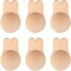 thumbnail image 1 of 3 pares de sujetadores adhesivos, reutilizables, sin tirantes, de silicona, con realce invisible, para pezones adhesivos, para mujer, color beige Xemadio WMZL-2031-2, 1 of 6