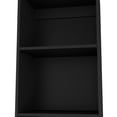 thumbnail image 6 of FM FURNITURE Sutton Slim Bookcase Black Engineered Wood, 6 of 8