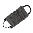 thumbnail image 4 of Bolsa de herramientas enrollable para respaldo de coche, bolsa enrollable plegable de lona, alicates para coche, bolsa de almacenamiento de herramientas de electricista, color negro, 4 of 5