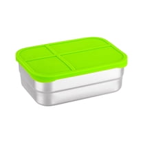 JoyMoreHome Bento Lunch Box, Stainless Steel Bento Box with Airtight Lid, Multi-Compartment Lunch Container, Oven & Dishwasher Safe