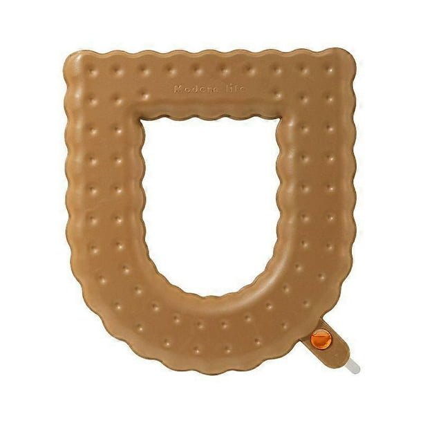 Toilet seat cover for all seasons, large waterproof household washable adhesive toilet seat cover EVA toilet seat