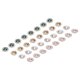 thumbnail image 4 of Cadena de diamantes de imitación de cristal, 40 piezas de cadena de cristal para decoración de bricolaje, joyería, cadena de cristal, diseño de precisión, 4 of 12