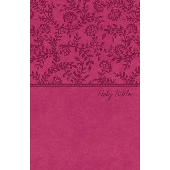 NKJV, Value Thinline Bible, Standard Print, Imitation Leather, Pink, Red Letter Edition (Hardcover)