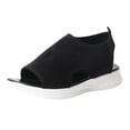 thumbnail image 5 of Dakaela Women's Walking Sandals Arch Support Orthotic Slip on Shoes Plantar Fasciitis Platform Sandals, 5 of 6