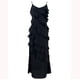 thumbnail image 4 of Puntoco Vestidos Mujer Verano Vestido Largo De Gasa Sexy Correa Colgante Espalda Abierta Vestido con Volantes Divididos, 4 of 7