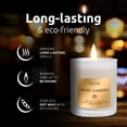 thumbnail image 5 of Soy Wax Candle in Glass Jar White Gardenia Clean Burn up to 80 Hours Handmade in USA Natural and Safe by Relaxcation 10 oz, 5 of 7