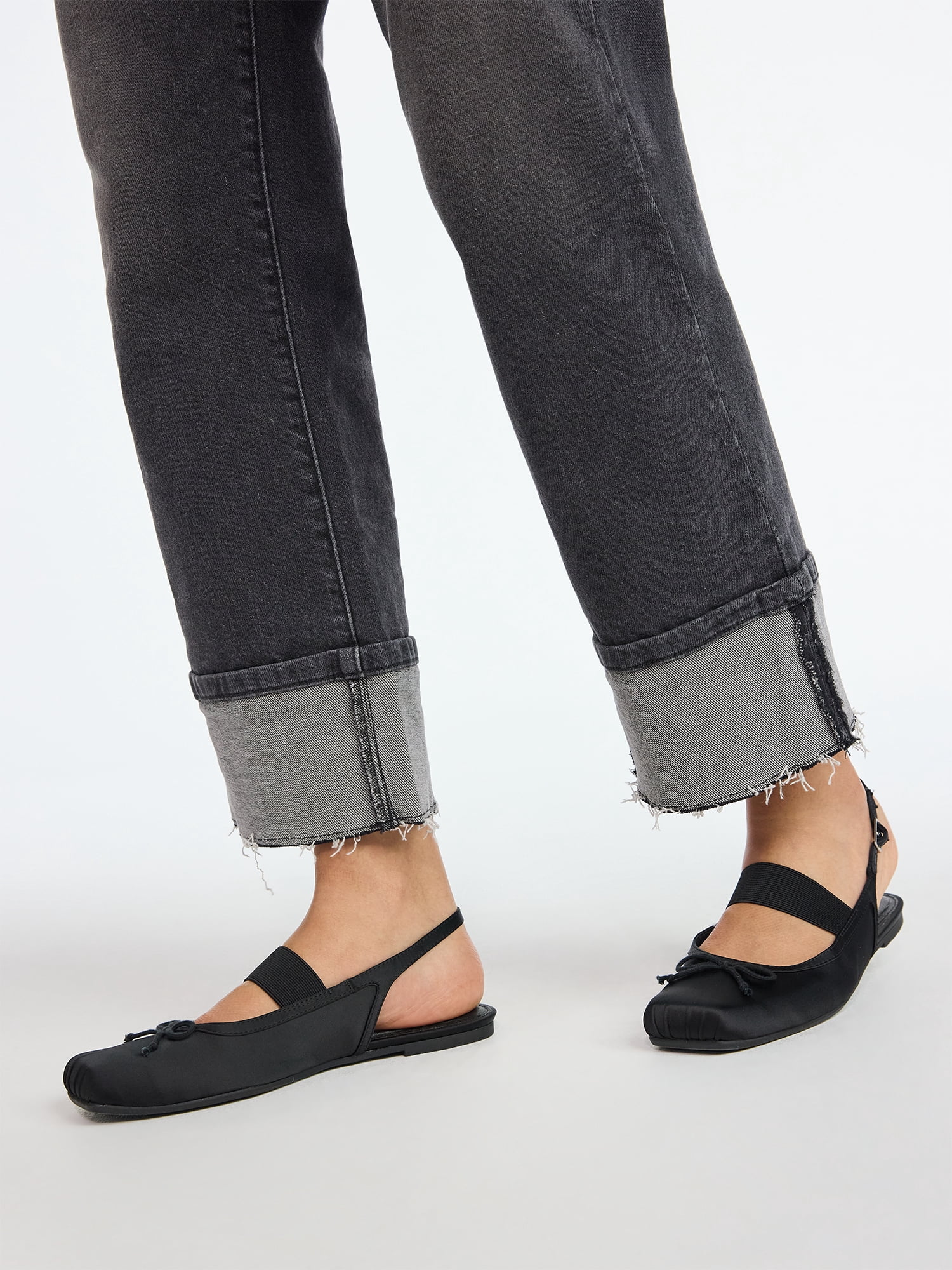 Scoop Women's and Women's Plus Benton Cuffed Ankle Jeans, 25", 27", and 29" Inseams, Sizes 0-26W