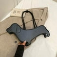 thumbnail image 6 of SPEKSEE Cartoon Dog Shaped Shoulder Bag PU Leather Purse Unique Novelty Clutch Bag Cute Evening Party Bag for Women, 6 of 9