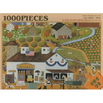 1000 Piece Jigsaw Puzzle - Old River Cottage Scene By Dominic Davison