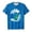 Z67-Blue, variant on Kids' Surfing Crocodile Wave Print T-Shirt, Boys' Cartoon Alligator Graphic Tee, Summer Beach Adventure Casual Top