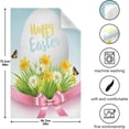 thumbnail image 5 of Easter Egg Flowers Kitchen Tea Towels Set of 1 Absorbent Hand Dish Towels, Holiday Bow Dishcloths Lint-Free 18x28 Inch Fast Drying for Cooking Baking Home Clean, 5 of 7