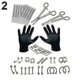 thumbnail image 2 of Kit de herramientas para perforación corporal profesional, juego de agujas de acero inoxidable para oreja, nariz, ombligo y pezón, 2 of 5