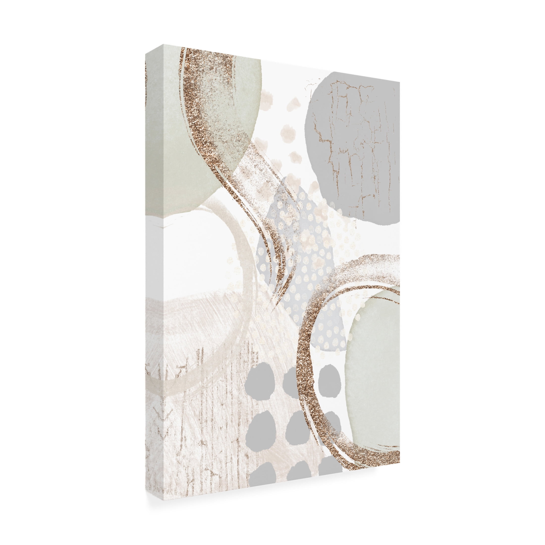 Trademark Fine Art Sally Ann Moss Smooth Neutral 2 Canvas Wall Art