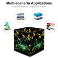 thumbnail image 2 of Fireflies Foldable Storage Basket with Handle, 10.8"x10.5"x10.6" Large Capacity Cube Organizer Storage Containers, 2 of 6