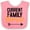 Pink and White, variant on Inktastic Current Family Favorite Boys or Girls Baby Bib