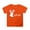 R584 Orange, variant on Ruiwill Easter Shirts For Girls Size 3-4 Years Short Sleeve Crew Neck Bunny Print Summer Fashion Easter Girls Tees Black