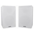 thumbnail image 4 of Pair Rockville RockShelf 64W White 6.5" Home Bookshelf Speakers w/37" Stands, 4 of 9