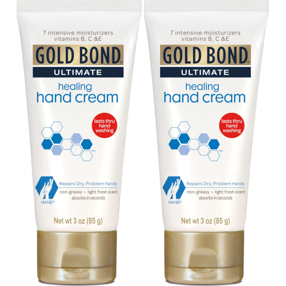 2 Pack - Gold Bond Ultimate Intensive Healing Hand Cream 3 oz Each