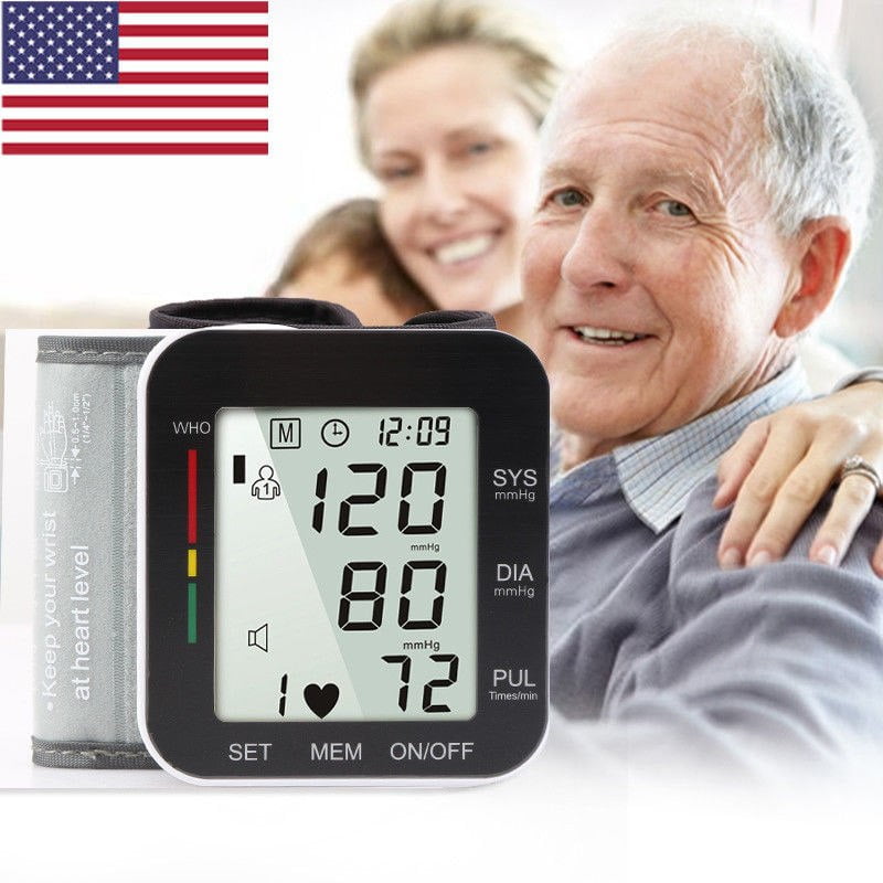 digital wrist blood pressure monitor