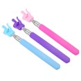 thumbnail image 1 of Unique Bargains Telescopic Teachers Pointer Stick, 3 Pcs Classroom Hand Finger Pointer, Blue, Purple, Pink, 1 of 7