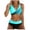 hwj# Light Blue231, variant on Huowey Women Swimsuit Leopard Front Front Cross Ruched Halter Beachwear Bikini Set V-Neck High Waist Tummy Control Vintage 2 Piece Stylish Swimwears Tankinis Set,Red,M
