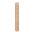 thumbnail image 2 of Paokuoon Clay Texture Clear Texture Wooden Rolling Pin Food Grade Slab Printing Handmade Pottery Clay Stamp Leaves Snowflake Water Ripple Pattern, 2 of 8
