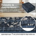 thumbnail image 7 of HOMERRY Washable 10' x 13' Area Rug for Living Room Farmhouse Modern Floral Bordered Dark Blue Rug Stain Resistant Large Indoor Carpet, 7 of 7