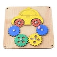 thumbnail image 4 of Tablero ocupado Montessori, juego de educativa, Material DIY, desarrollo cerebral, accesorio de enseñanza, habilidad práctica para niños en , Engranajes Engranajes de coche coloridos CUTICAT material de tablero ocupado, 4 of 8