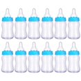 thumbnail image 1 of CUITING 12pcs Mini Candy Bottle Gift Box Baby Shower Pacifiers Favors (Blue), 1 of 4