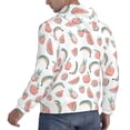 thumbnail image 6 of Fotbe Men's Hoodie with Fruit Pattern - Kangaroo Pocket Pullover Hooded Sweatshirt, Perfect for Daily Wear, Travel, and Home-4X-Large, 6 of 7