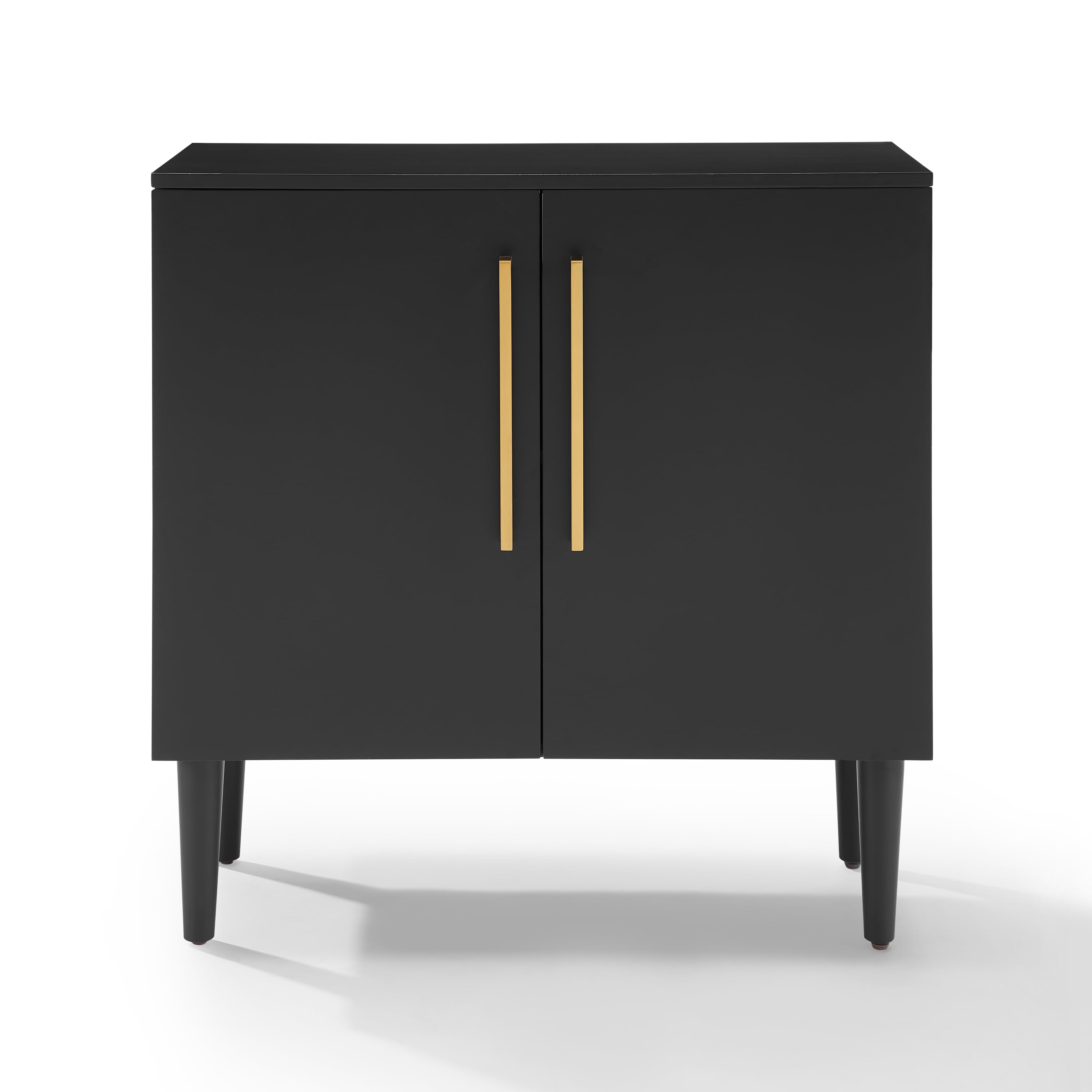 Crosley Furniture Everett Accent in Matte Black