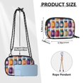 thumbnail image 4 of FORMRS Mini Crossbody Bag for Women Adjustable Rope Shoulder Casual Phone Purse, Blue Jam Jars, 4 of 7