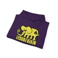 thumbnail image 4 of Never Forget Elephant Hoodie Black Label Skate Board Sweatshirt Yellow - S / Purple, 4 of 7