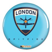 Angle View: London Spitfire WinCraft Team Logo 3" Button Pin