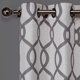 thumbnail image 3 of Curtains Kochi Linen Blend Grommet Top Curtain Panel Pair, 54x96, Black Pearl, 2 Count, 3 of 13