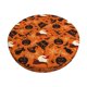 thumbnail image 1 of Balery Retro Halloween Fundas de asiento para taburete de bar redondo de tela de terciopelo ajustables que protegen de arañazos y manchas para sillas de 14 a 17 pulgadas.-13 inch, 1 of 7