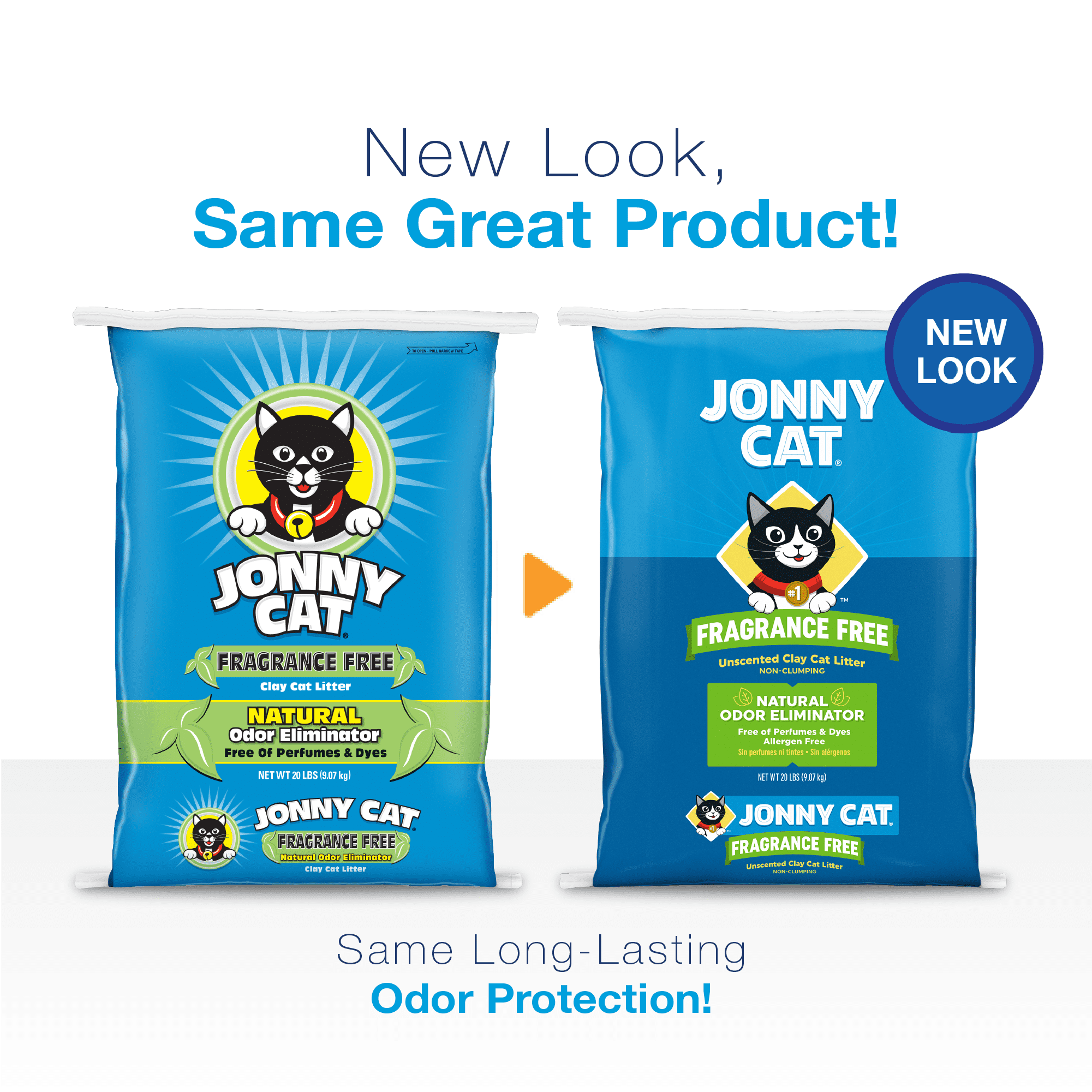 Jonny Cat Fragrance Free Non Clumping Clay Cat Litter Bag