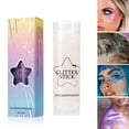 thumbnail image 4 of White Body Glitter Stick, Holographic Chunky Sequins Glitters, Face Hair Glitter Makeup, Mermaid Chunky Glitter Face Paint,Waterproof Sparkle Festival Rave Accessories for Women, 4 of 6