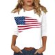 thumbnail image 1 of Blusas tipo túnica COTECRAM Patriotic Shirts para mujer, talla grande, 4 de julio, 1 of 5