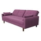 thumbnail image 4 of Sofá Cama Reclinable El Bazar Store Cancún Lino Rosa Brazos Separados Respaldo Abatible, 4 of 7