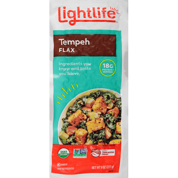 Lightlife Organic Flax Tempeh Walmart Com Walmart Com