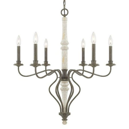 Capital Lighting Nora Six Light Chandelier French Country Finish Capital Lighting Nora Six Light Chandelier French Country Finish