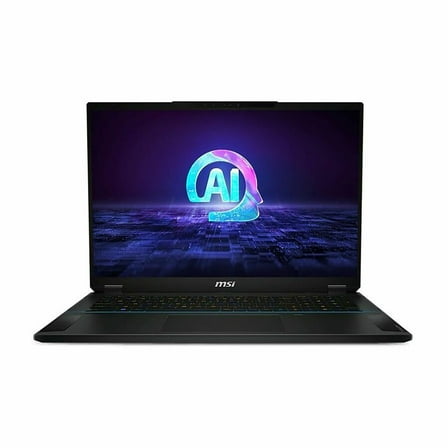 MSI Stealth 18 AI Studio A1VHG-019US 18" WQXGA 240Hz Gaming Laptop, Intel Core Ultra 9-185H 2.3GHz, 32GB RAM, 1TB SSD, NVIDIA GeForce RTX 4080 8GB, Windows 11 Home, Midnight Black