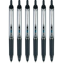 Pilot Precise V7 RT Refillable & Retractable Liquid Ink Rolling Ball Pens, Fine Point (0.7 MM), Black, 6-Pack
