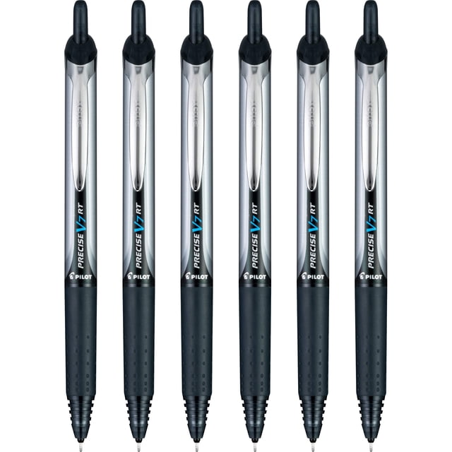 Bolígrafo PILOT Precise V7 RT recargable y retráctil negro de 0,7 mm
