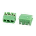 thumbnail image 2 of Unique Bargains 22Pcs AC 300V 10A 3.5mm Pitch 3P Terminal Block PCB Mount Wire Connection, 2 of 2