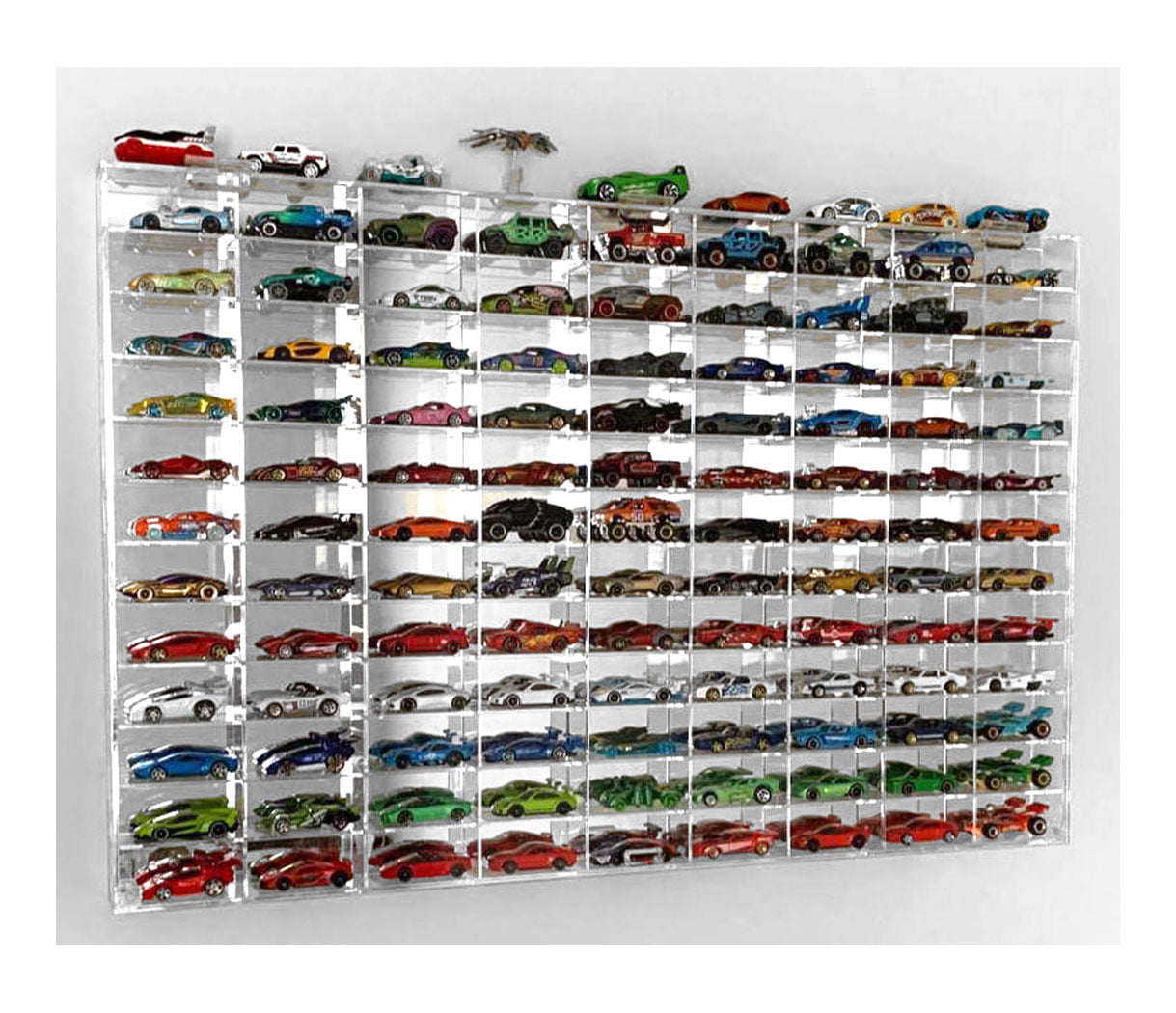 Hot Wheels Display Case 108 COMP 1/64 scale 